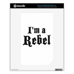 I'm a rebel decal for NOOK color