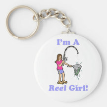 I'm A Reel Girl Keychain