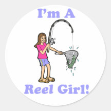 I'm A Reel Girl Sticker