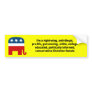 I'm a right wing, conservative chrisitan female bumper stickers