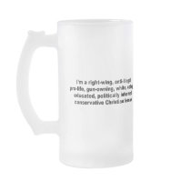 I'm a right wing, conservative chrisitan female mugs