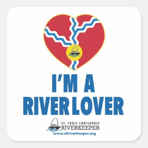 I'm a River Lover Sticker
