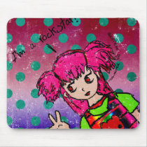 I'm a rockstar! mousepads