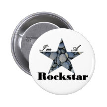 I'M A Rockstar Pinback Buttons