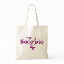 I'm a Scorpio Tote bags