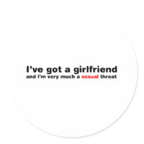 Im a sexual threat stickers by CarbonClothing Im a sexual threat stickers