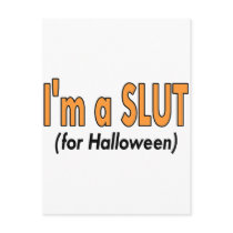 Im A Slut (For Halloween) postcards