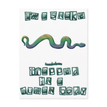 I'm a Snake postcards