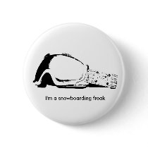 I'm a snowboarding freak buttons