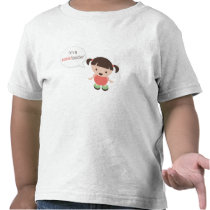 I'm a Social Toddler Girl Speech Bubble t-shirts