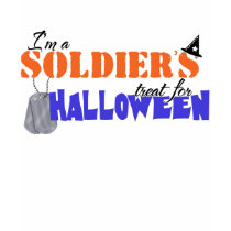 I'm a Soldier's treat for Halloween t-shirts by militaryloveshop I'm a Soldier's treat for Halloween t-shirts