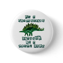 I'm a Stegosaurus buttons