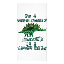 I'm a Stegosaurus Photo Greeting Card