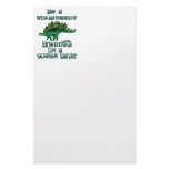 I'm a Stegosaurus Custom Stationery