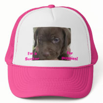 I'm a sucker for puppies Hat by Strawbaeri I'm a sucker for puppies Hat