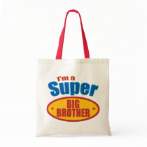 I'm a Super Big Brother Canvas Bags