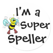I'm A Super Speller stickers by malibuitalian I'm A Super Speller stickers