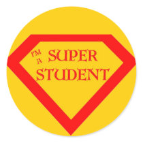 I'm A Super Student stickers by malibuitalian I'm A Super Student stickers