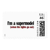 I'M A Supermodel postage by worldsfair I'M A Supermodel postage