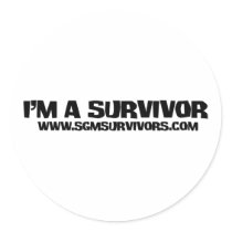 "I'm a Survivor" stickers