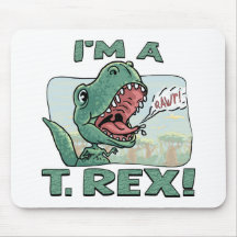 I'm a T. Rex Dinosaur Gift Ideas Mouse Pad