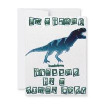 I'm a T-Rex invitations