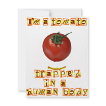 I'm a Tomato . . . Invitation
