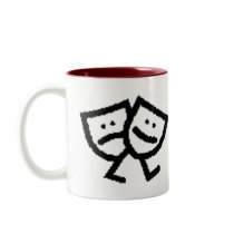 I'm a TRAGEDY in RED; Walking Drama on back mugs by kidsbackporchprod I'm a TRAGEDY in RED; Walking Drama on back mugs