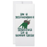 I'm a Triceratops Rack Card Template