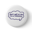 I'm a Volunteer buttons