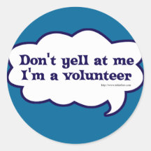 I'm a Volunteer Stickers