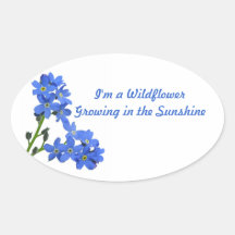 I'm a Wildflower, Growing in the Sunshine Stickers