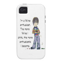 I'm a Wine enthusiast Case-Mate iPhone 4 Cover