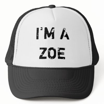 I'M A ZOE HAT by zoemovement