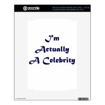 I'm Actually A Celebrity NOOK Decal