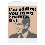 I'm Adding You To My Enemies List Cards