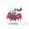 I'm Afraid Of Blood!-Funny Halloween Greeting Card