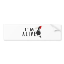 I'm Alive - Ivory Billed Woodpecker Bumper Stickers