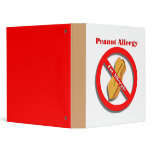 I'm Allergic Peanut Allergy School Binder