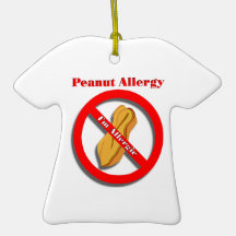 I'm Allergic Peanut Allergy T-shirt Ornament