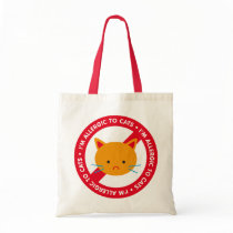 I'm allergic to cats! Cat allergy Canvas Bag
