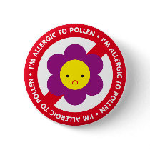 I'm allergic to pollen! button