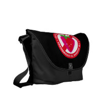I'm allergic to strawberries! Strawberry allergy Commuter Bags
