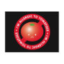 I'm allergic to tomatoes! Tomato allergy Post Card