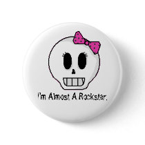 I'm Almost A Rockstar Pin