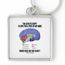 I'm Always Happy To Give You A Piece Of My Mind Key Chain