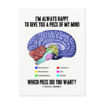 I'm Always Happy To Give You A Piece Of My Mind Postcards