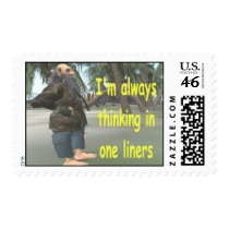 I'm always thinking in one liners postage by exileguy I'm always thinking in one liners postage