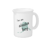 I'm an Alaska Boy Beverage Pitcher