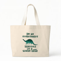 I'm an Apatosaurus Canvas Bags